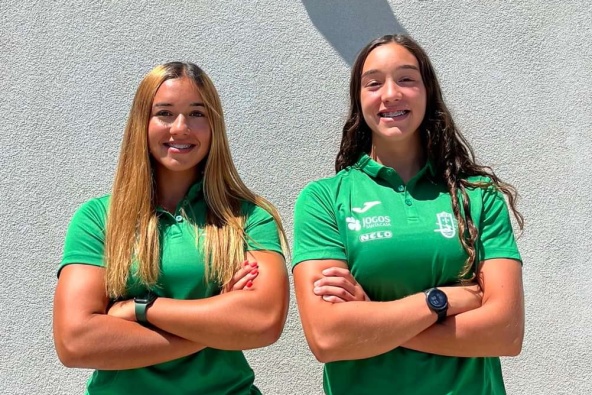 VERA E LARA MARTINS EM ESTÁGIO COM A SELEÇÃO NACIONAL DE VELOCIDADE