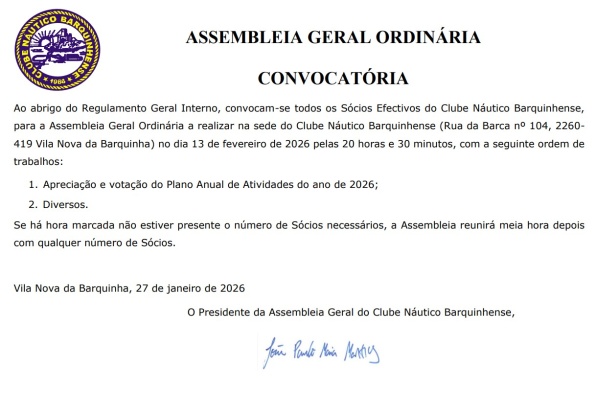 Convocatória | Assembleia geral de sócios